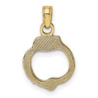 14K 2-Piece Handcuffs Charm-K7154