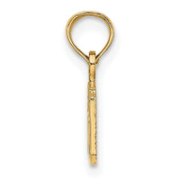 14K Flat Cut-Out Camera Charm-K7155