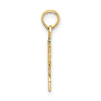 14K Smiling Sun Charm-K7156