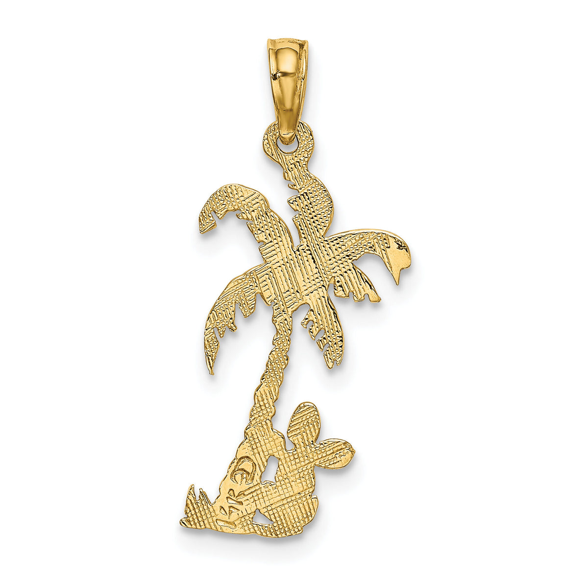 14K Palm Tree w/ Cactus Charm-K7157