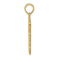 14K King Playing Card Charm-K7160