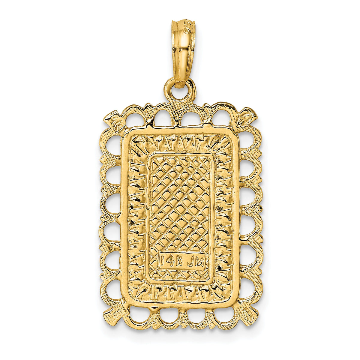 14K King Playing Card Charm-K7160