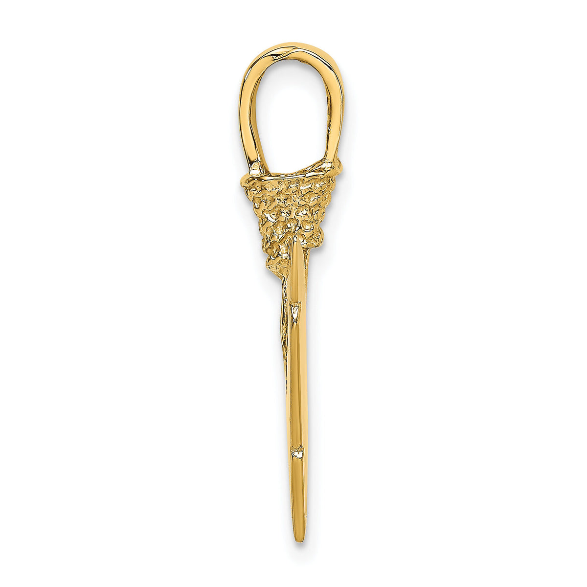 14K 3-D Arrowhead Charm-K7165