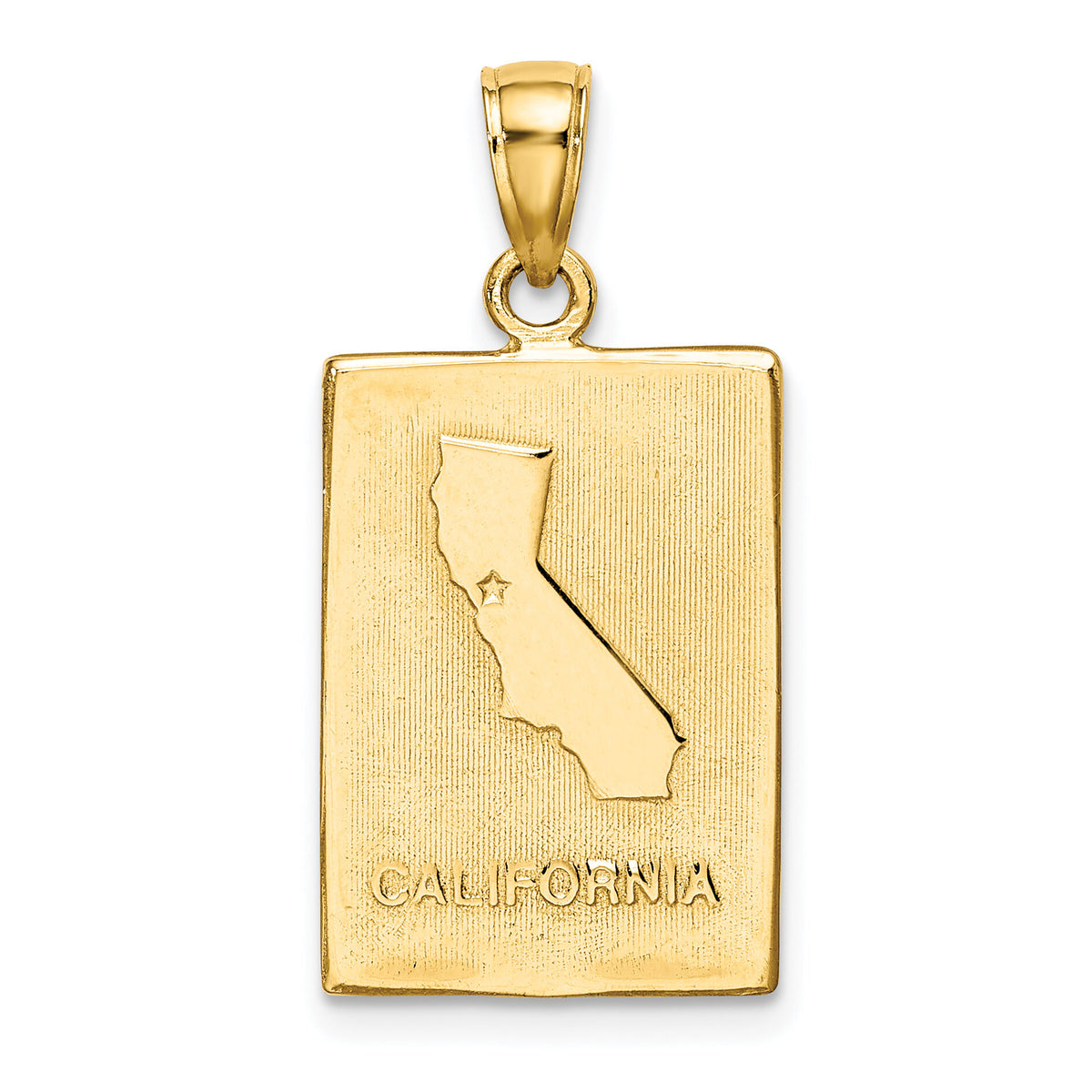 14K SAN FRANCISCO Reversible Charm-K7181