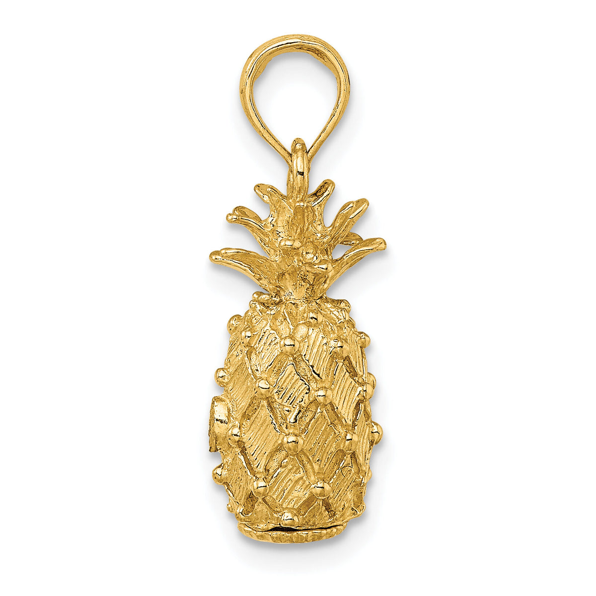 14K 3-D Pineapple Charm-K7182