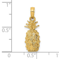 14K 3-D Pineapple Charm-K7182