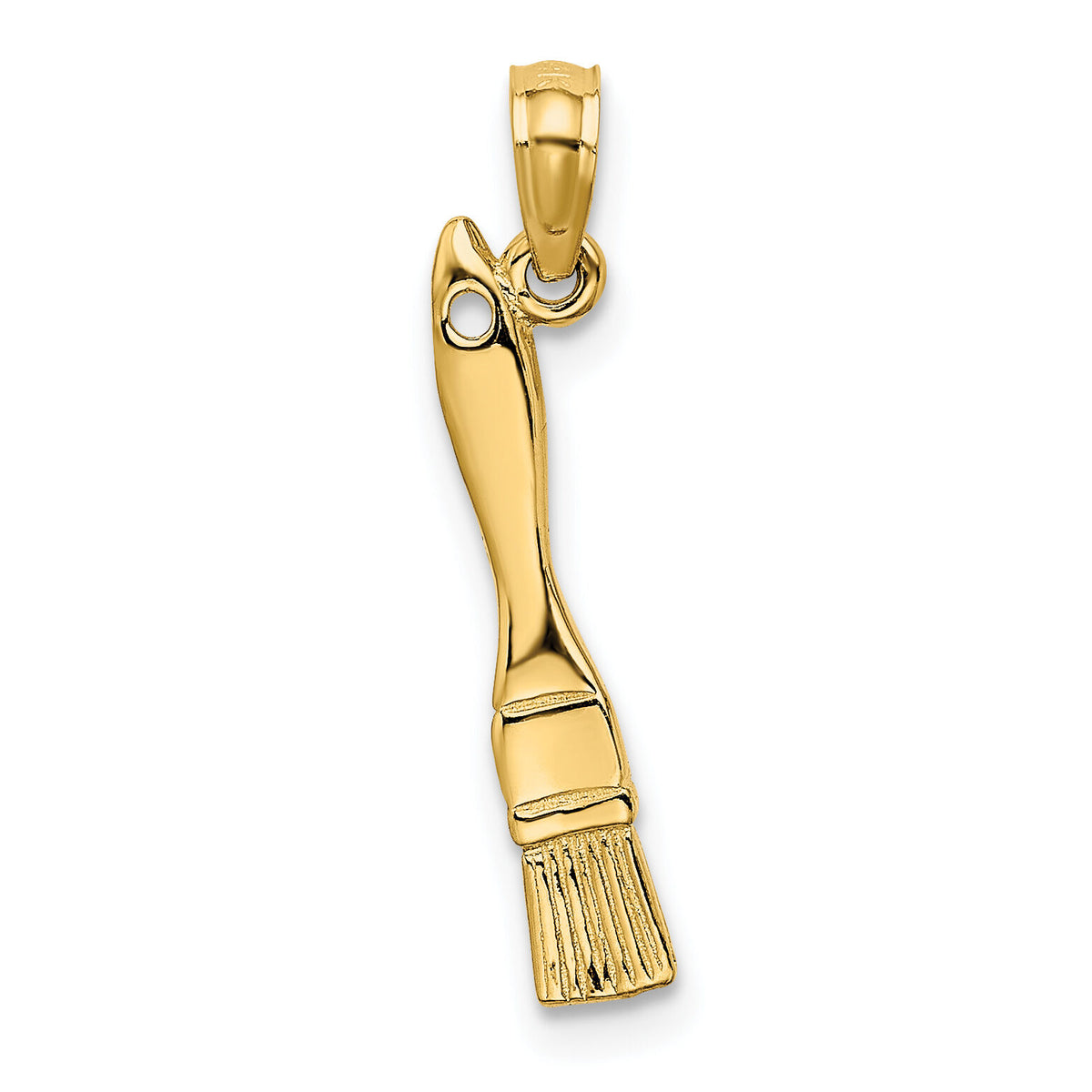 14K 3-D Paint Brush Charm-K7189