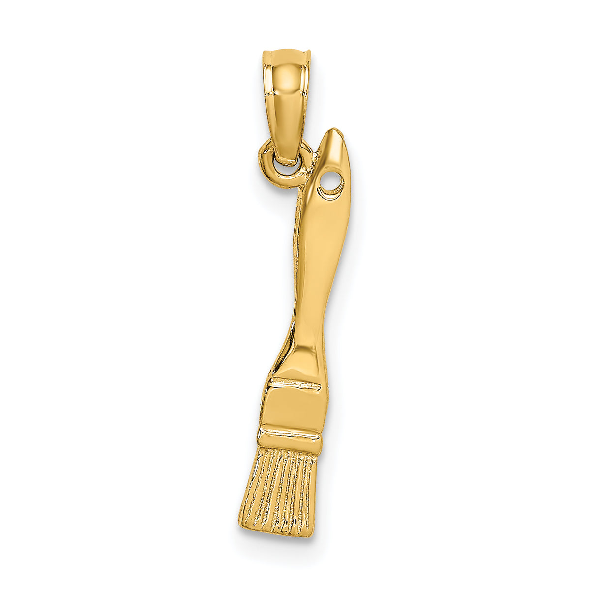 14K 3-D Paint Brush Charm-K7189