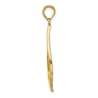 14K Celtic Knot Teardrop Charm-K7194