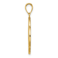 14K Large Celtic Eternity Knot Circle Charm-K7201