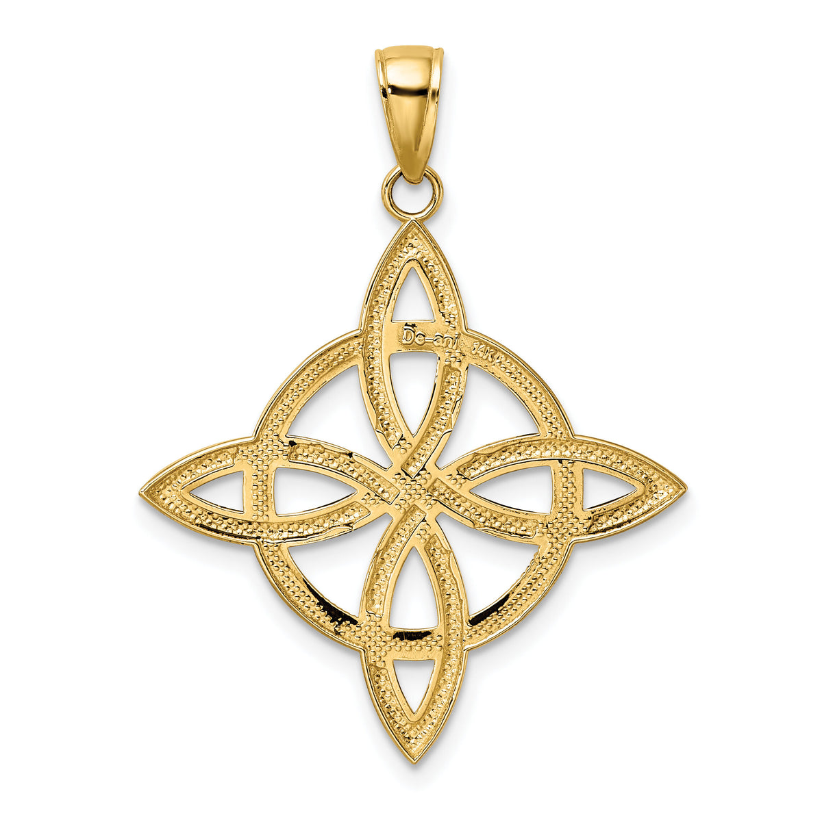 14k Large Celtic Eternity Knot Charm-K7202