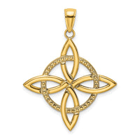14k Large Celtic Eternity Knot Charm-K7202