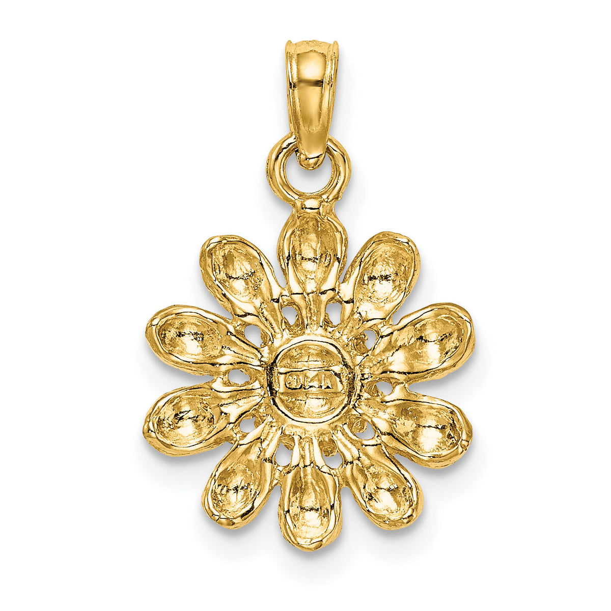 14k Sunflower Charm-K7215