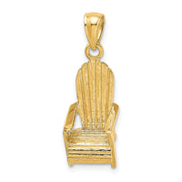 14K 3-D Beach Chair Charm-K7216