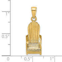 14K 3-D Beach Chair Charm-K7216