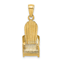 14K 3-D Beach Chair Charm-K7216
