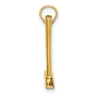14K 3-D Hammer Charm-K7218