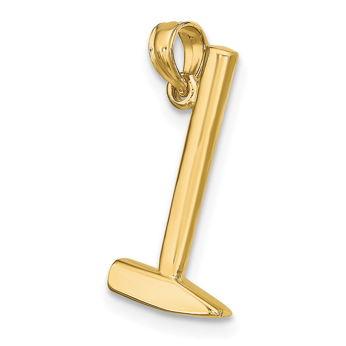 14K 3-D Hammer Charm-K7218