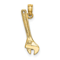 14K 3-D Adjustable Wrench Charm-K7219