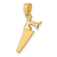 14K 3-D Saw Charm-K7221
