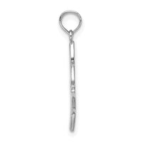 14k White Gold Small Celtic Eternity Knot Charm-K7223W