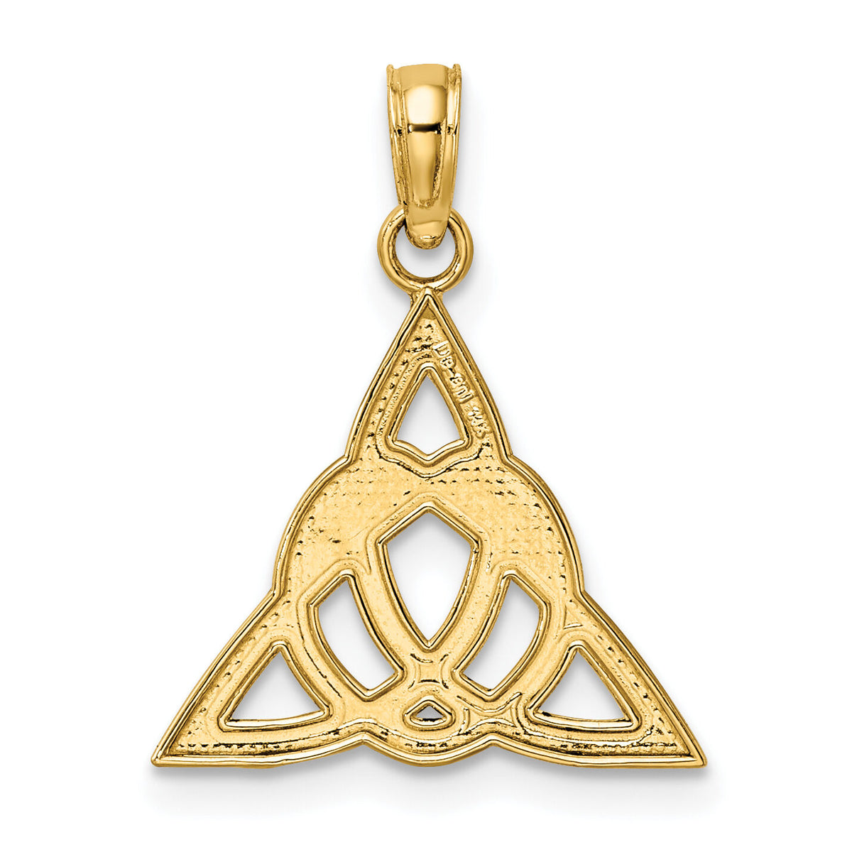 14k Small Celtic Trinity Knot Charm-K7224