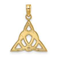 14k Small Celtic Trinity Knot Charm-K7224