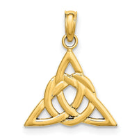 14k Small Celtic Trinity Knot Charm-K7224