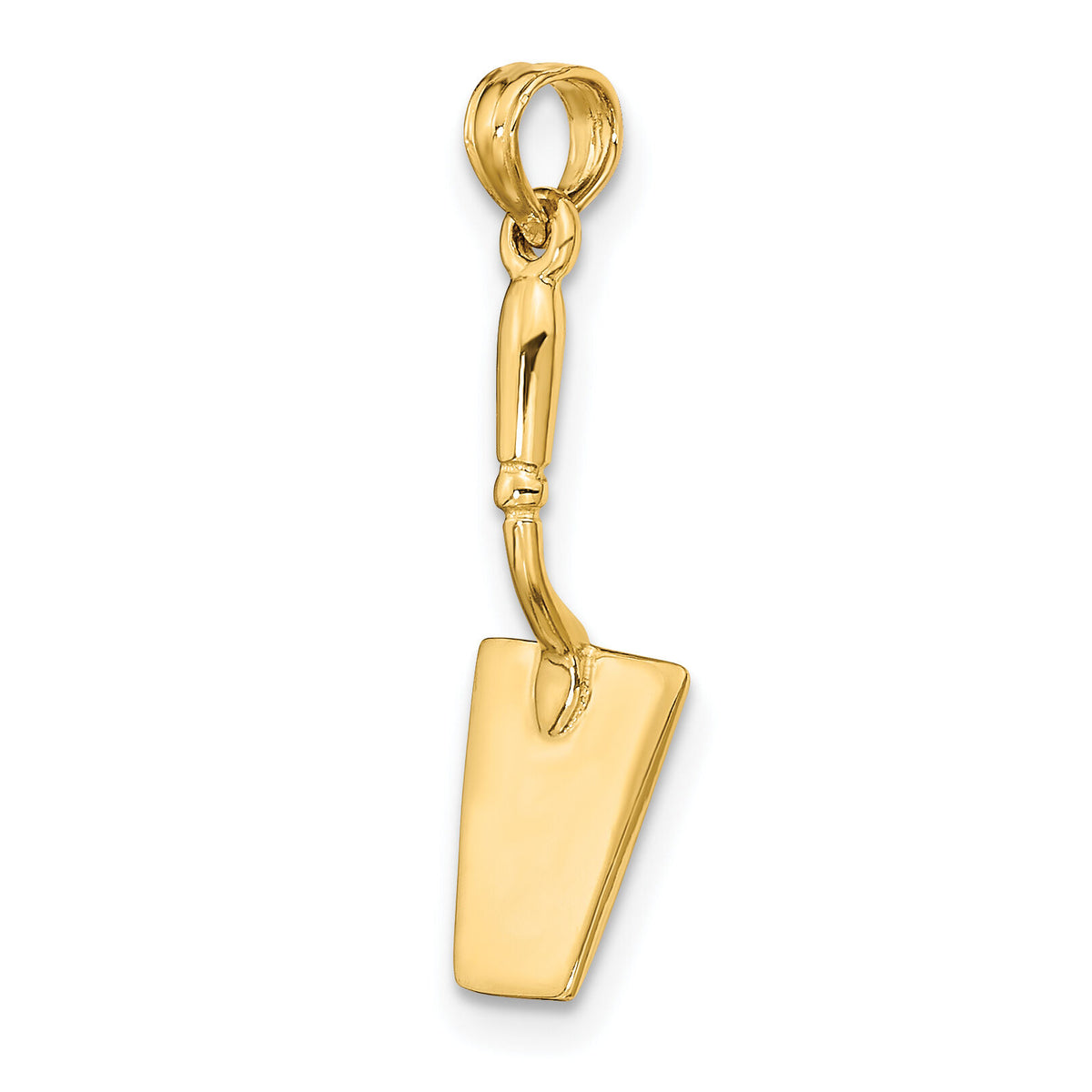 14K 3-D Concrete  Tool Spatula Charm-K7225