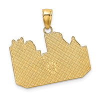 14K Pittsburgh Skyline Charm-K7226