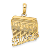 14K Pittsburgh Incline (Tram) Charm-K7229
