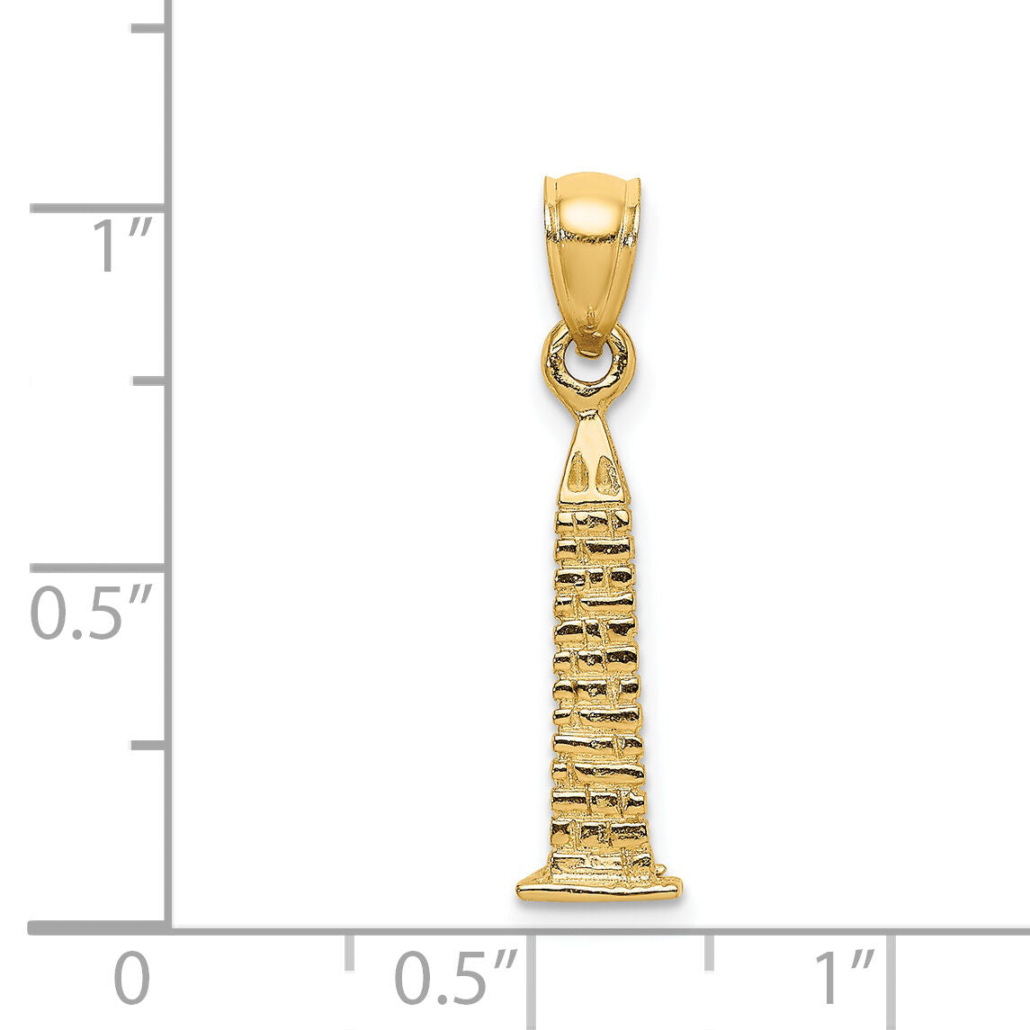 14K 3D Washington Monument Charm-K7234