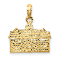 14K 3D Capitol Building WILLIAMSBURG VA Charm-K7238