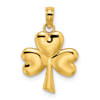 14K 3-Leaf Clover Charm-K7240