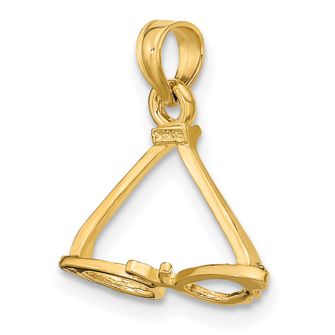14K 3-D Polished Butterfly Sunglasses Charm-K7245