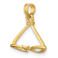 14K 3-D Polished Butterfly Sunglasses Charm-K7245