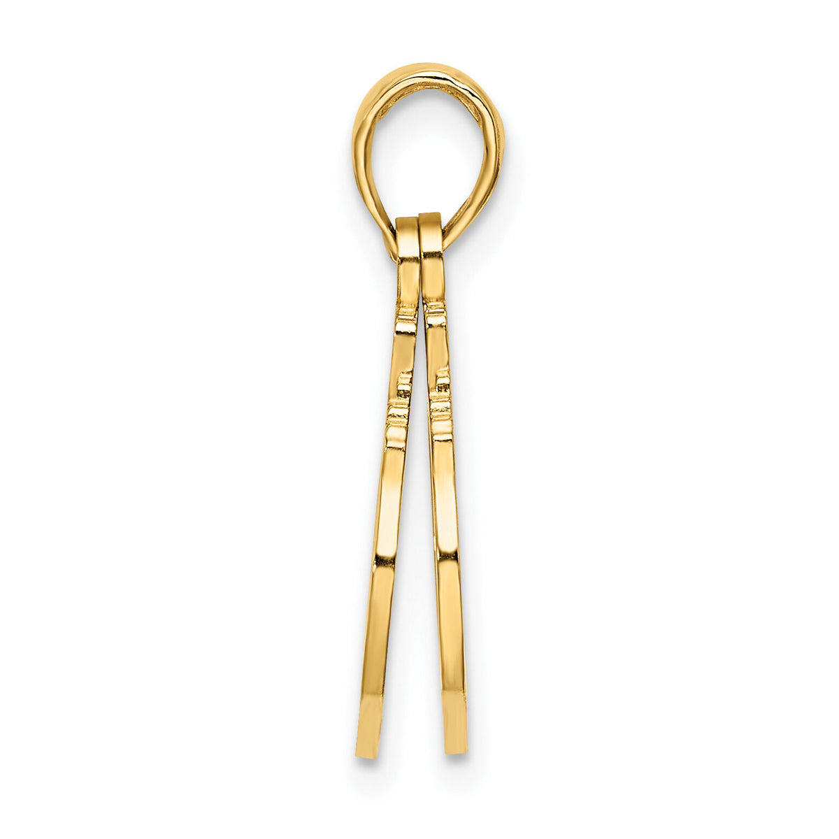 14K 2-Piece Handcuffs Charm-K7253
