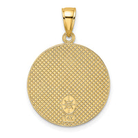 14K CHICAGO Skyline On Round Disc Charm-K7254
