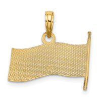 14K American Flag Charm-K7255