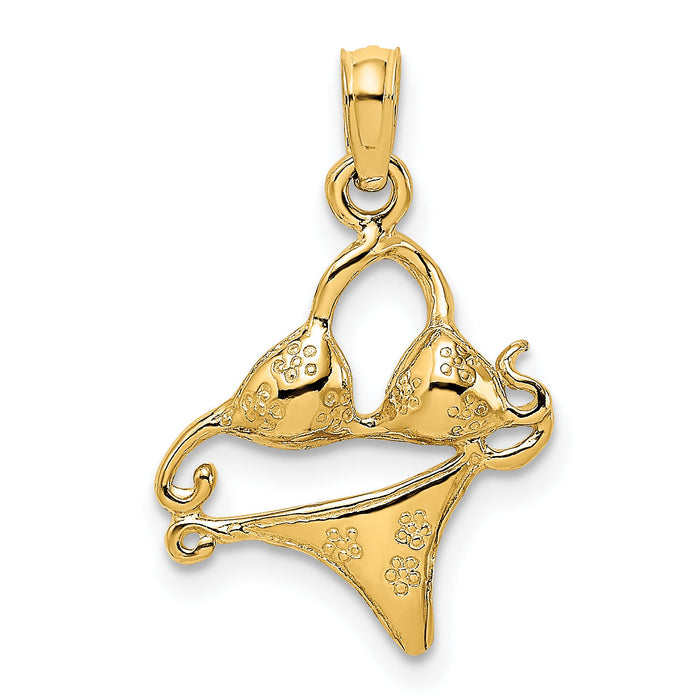 14K Bikini Bathing Suit Charm-K7258