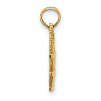 14K Wine Barrel With Grapes Charm-K7271