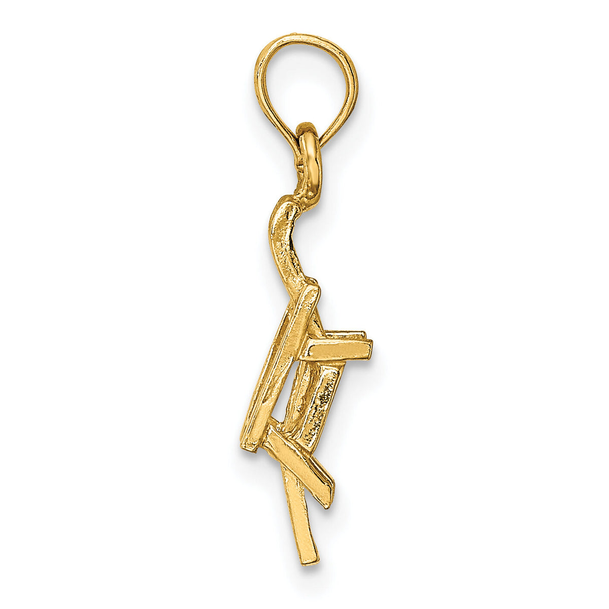 14K 3-D Lounge Beach Chair Charm-K7276