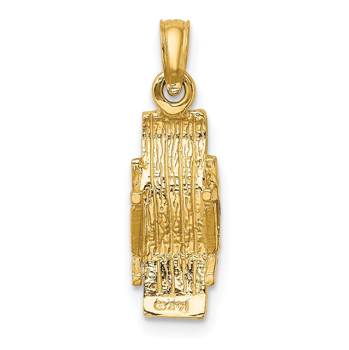 14K 3-D Lounge Beach Chair Charm-K7276