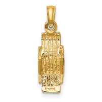 14K 3-D Lounge Beach Chair Charm-K7276