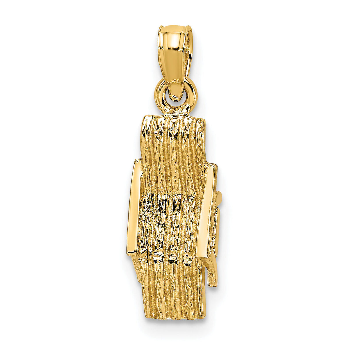 14K 3-D Lounge Beach Chair Charm-K7276