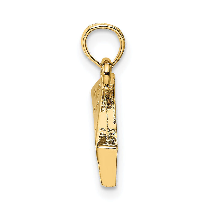 14K Cheese Wedge Charm-K7277