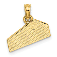 14K Cheese Wedge Charm-K7277