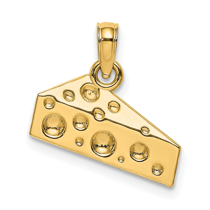 14K Cheese Wedge Charm-K7277