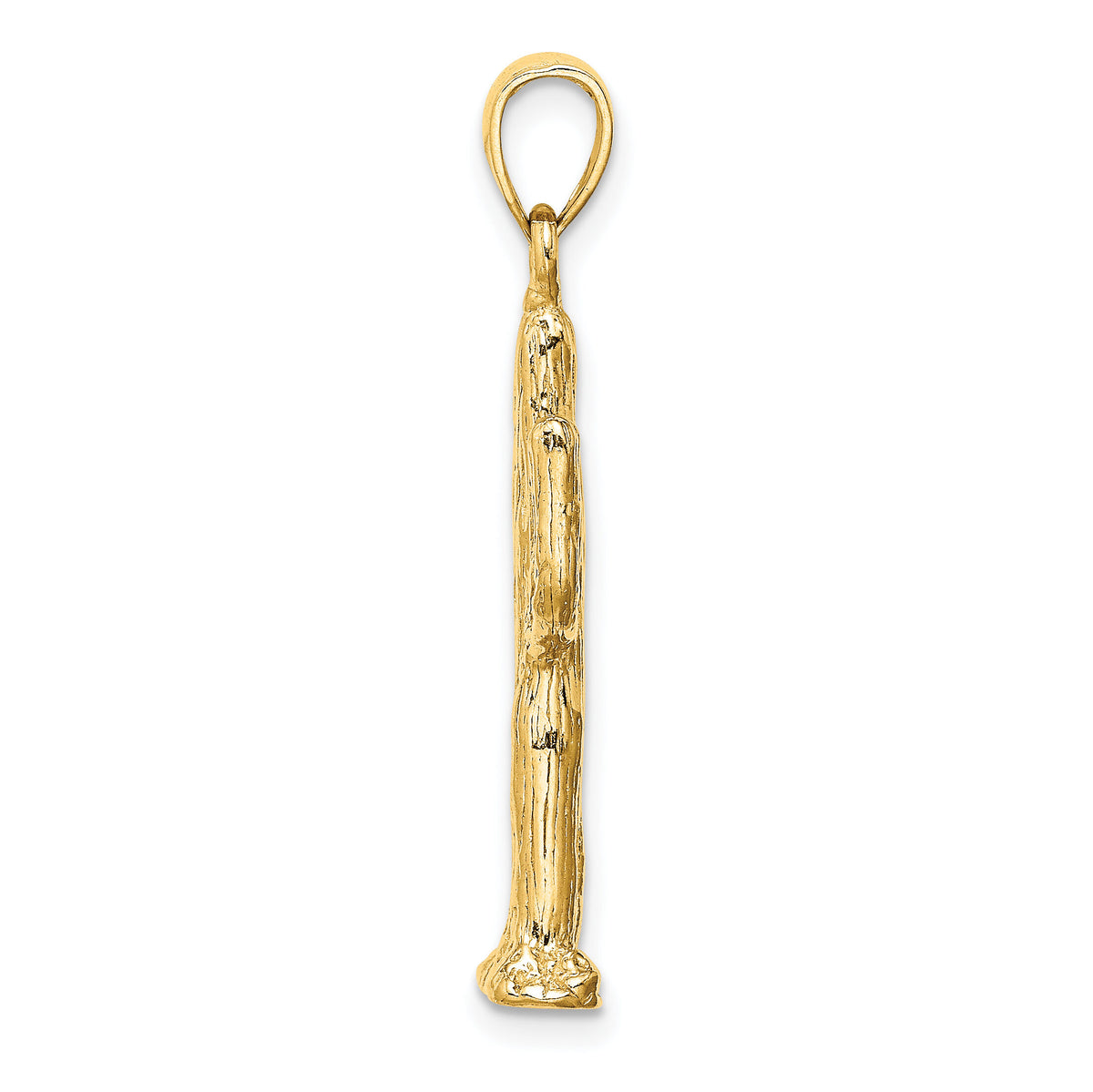 14K 3-D Saguaro Cactus Charm-K7282
