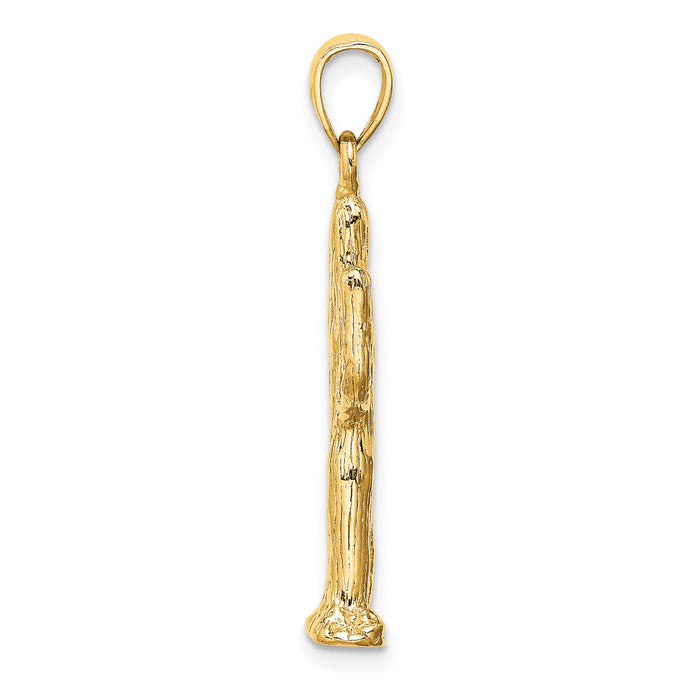 14K 3-D Saguaro Cactus Charm-K7282
